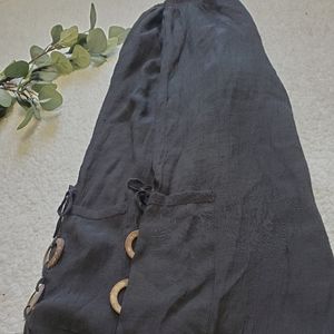 Coco + Carmen Boho Wide Leg Cropped Pant